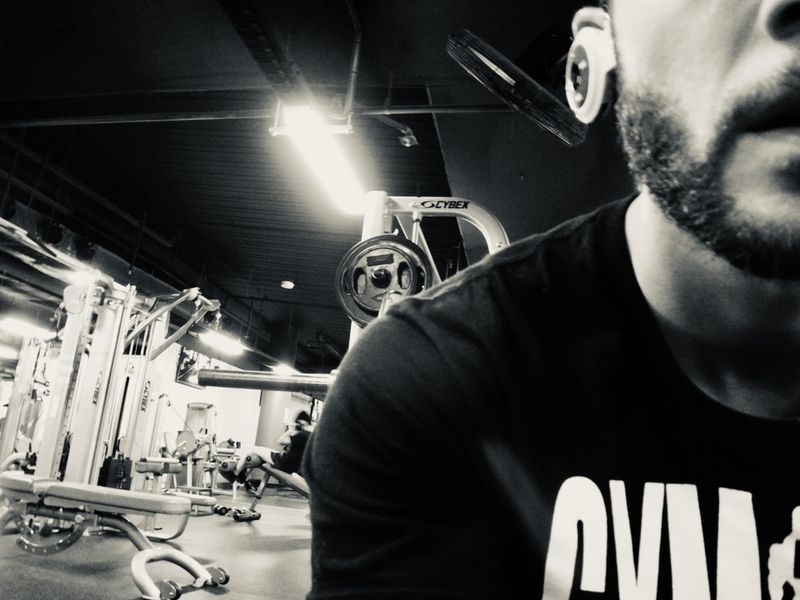 At the gym